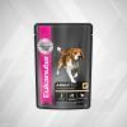 Eukanuba Adult All Breed (для взрослых собак всех пород старше 1 года, с ягненком в соусе) 100г