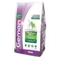Gemon Dog Adult Medium Lamb & Rice (Сухой корм для взрослых собак с нормальной активностью на основе свежего мяса ягненка и риса)