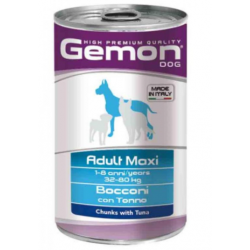 Gemon Dog Maxi Adult Tuna (консервированный корм для взрослых собак крупных пород, тунец) 1,25кг