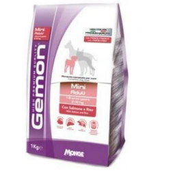 Gemon Dog Mini Adult (корм для взрослых собак мелких пород с лососем и рисом)