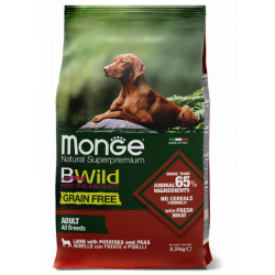 Monge Dog Bwild Grain Free Adult Lamb (для взрослых собак всех пород с ягнёнком)