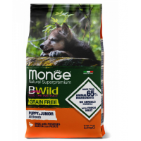 Monge Dog Bwild Grain Free Puppy&Junior Duck&Patato (для щенков всех пород с вкусом утки и картофеля)