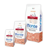 Monge Dog Mini Adult Salmon / Rice 26/14 (для взрослых собак мелких пород с лососем и рисом)