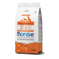 Monge Dog  Speciality Duck&Rice, Patato (корм для взрослых собак всех пород утка с рисом и картофелем)