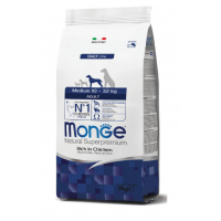 Monge Dog Daily Medium Adult (Корм для взрослых собак средних пород с курицей и рисом)