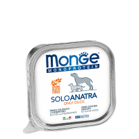 Monge Dog Solo Duck (консервированный корм для взрослых собак, утка) 