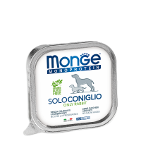 Monge Dog Solo Rabbit (консервированный корм для взрослых собак, кролик) 150г