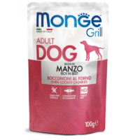Monge Grill Adult Dog Beef  (консервы с кусочками говядины)