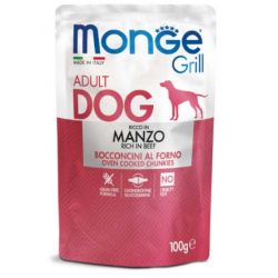 Monge Grill Adult Dog Beef  (консервы с кусочками говядины)