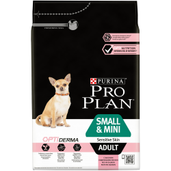 Pro Plan Adult Small Breed Sensitive Skin (для взрослых собак мелких и карликовых пород с чувствительной кожей, лосось с рисом)