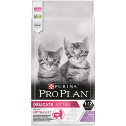 Pro Plan Delicate Kitten (сухой корм для котят с чувствительным пищеварением с индейкой)
