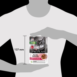 Pro Plan Nutri Savour ADULT (утка в соусе) 85г x 26 шт