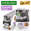Pro Plan Nutri Savour STERILISED (Индейка в желе) 85г x 26 шт
