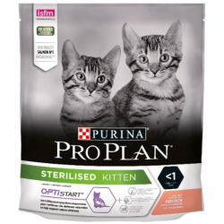 Pro Plan Sterilised Kitten (сухой корм для стерилизованных котят с лососем)
