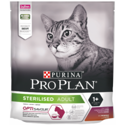 Pro Plan Sterilised (сухой корм для стерилизованных кошек и кастрированных котов с уткой и печенью)