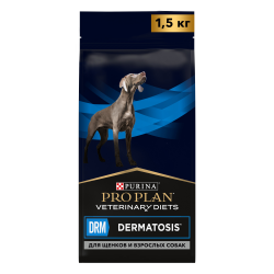 Pro Plan Veterinary Diets DRM Dermatosis (сухой корм для собак при при дерматозах и выпадении шерсти)
