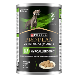 Pro Plan Veterinary Diets HA Hypoallergenic (влажный корм для собак при пищевой аллергии и пищевой непереносимости)