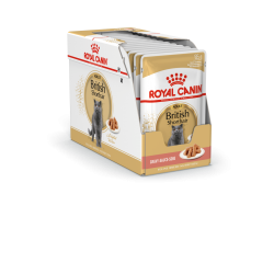 Royal Canin British Shorthair Adult Корм консервированный для взрослых британских короткошерстных кошек,соус, 85г