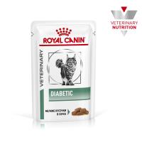 Royal Canin Diabetic Feline Корм диетический для взрослых кошек при сахарном диабете, соус, 0,085 кг