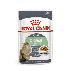 Royal Canin Digest Sensitive Корм консервированный для взрослых кошек с чувствительным пищеварением, соус, 85г