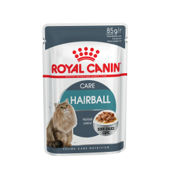 Royal Canin Hairball Care Корм консервированный для взрослых кошек в соусе для профилактики образования волосяных комочков, 85г