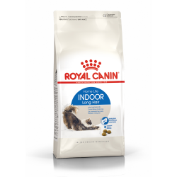 Royal Canin Indoor Long Hair Корм сухой сбалансированный для взрослых длинношерстных кошек, живущих в помещении