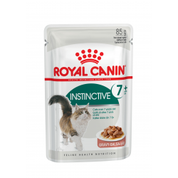 Royal Canin Instinctive 7+ Корм консервированный для кошек старше 7 лет (мелкие кусочки в соусе), 85г