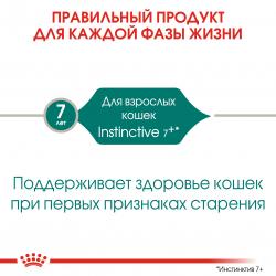 Royal Canin Instinctive 7+ Корм консервированный для кошек старше 7 лет (мелкие кусочки в соусе), 85г