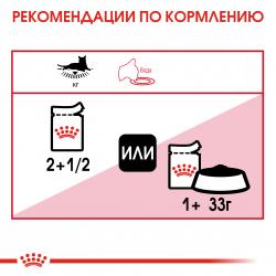 Royal Canin Instinctive Корм консервированный для взрослых кошек, желе, 85г