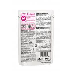 Royal Canin Kitten Sterilised Корм консервированный для стерилизованных котят до 12 месяцев, соус, 85г