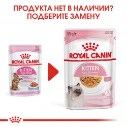 Royal Canin Kitten Sterilised Корм консервированный для стерилизованных котят до 12 месяцев, желе, 85г