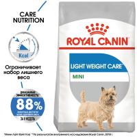 Royal Canin Mini Light Weight Care Корм сухой для взрослых собак мелких размеров, склонных к набору лишнего веса