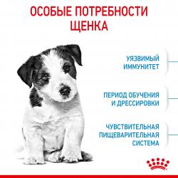Royal Canin Mini Puppy Корм сухой полнорационный для щенков мелких пород (вес взрослой собаки до 10 кг) в возрасте до 10 месяцев