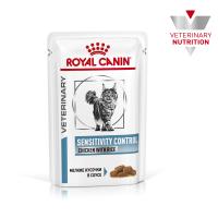 Royal Canin Sensitivity Control Canine Duck&Rice Корм для кошек при пищевой аллергии, сухой диетический, соус, 85г