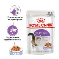 Royal Canin Sterilised Jelly Корм консервированный для стерилизованных взрослых кошек в желе
