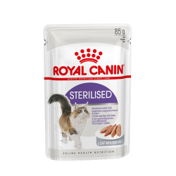 Royal Canin Sterilised Корм консервированный для стерилизованных взрослых кошек, паштет, 85г