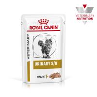 Royal Canin Urinary S/O Feline Корм диетический для кошек при мочекаменной болезни, паштет, 0,085 кг