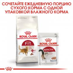 Royal Canin Fit 32 Корм сухой сбалансированный для взрослых умеренно активных кошек от 1 года
