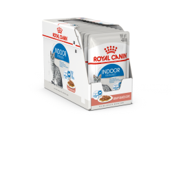 Royal Canin Indoor Sterilized Корм консервированный для взрослых кошек, постоянно живущих в помещении, соус, 85г