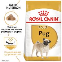 Royal Canin Pug Adult Корм сухой для взрослых собак породы Мопс от 10 месяцев