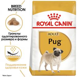 Royal Canin Pug Adult Корм сухой для взрослых собак породы Мопс от 10 месяцев