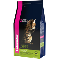 Eukanuba Hairball Control Корм для кошек для снижения образования комочков шерсти и их выведения