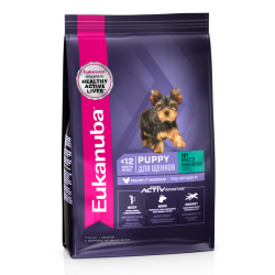 Eukanuba Puppy Toy Breed <12 months Корм сухой для щенков миниатюрных пород в возрасте до 12 месяцев, 500 гр.