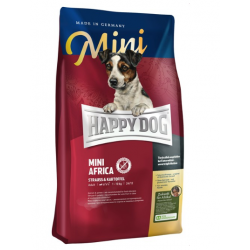 HAPPY DOG Mini Africa 24/12 (для мелких пород с чувствительным пищеварением и аллергией)