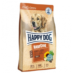 HAPPY DOG NaturCroq Rind & Reis 22/9 (для взрослых собак всех пород) 