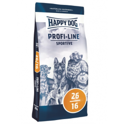 HAPPY DOG Profi-Line Krokette 26/16 Sportive (для взрослых собак с умеренной активностью)