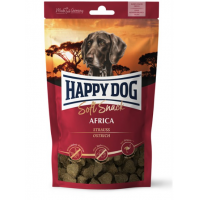 HAPPY DOG Soft Snack Africa (мягкие лакомства беззерновые с африканским страусом, идеальны для собак склонных к аллергии) 100 г